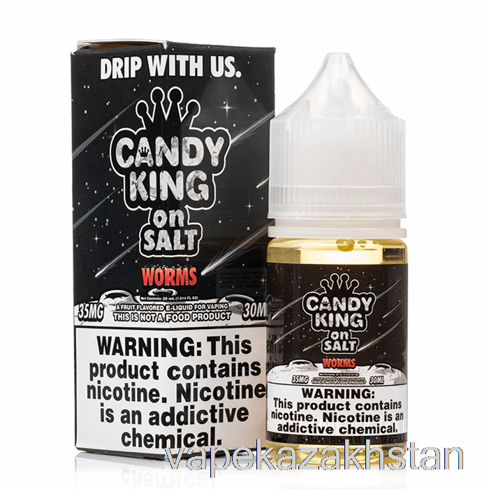 Vape Kazakhstan Worms - Candy King On Salt - 30mL 50mg